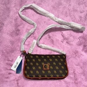 Dooney & Bourke Brown Monogram Crossbody Bag